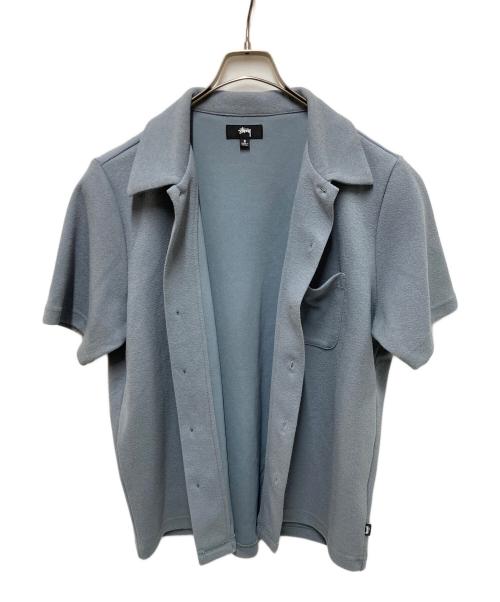 stussy（ステューシー）stussy (ステューシー) 半袖シャツ ブルー サイズ:Sの古着・服飾アイテム