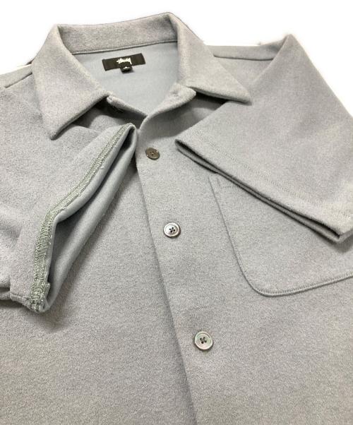 stussy（ステューシー）stussy (ステューシー) 半袖シャツ ブルー サイズ:Sの古着・服飾アイテム