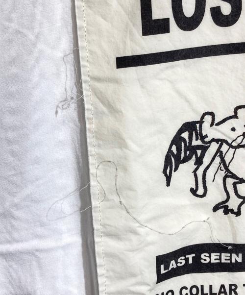 MM6 Maison Margiela（エムエムシックスメゾンマルジェラ）MM6 Maison Margiela (エムエムシックスメゾンマルジェラ) Lost My Pet T-Shirt ホワイト サイズ:XLの古着・服飾アイテム