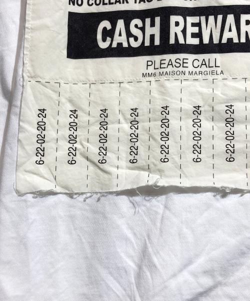 MM6 Maison Margiela（エムエムシックスメゾンマルジェラ）MM6 Maison Margiela (エムエムシックスメゾンマルジェラ) Lost My Pet T-Shirt ホワイト サイズ:XLの古着・服飾アイテム