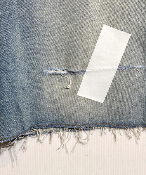 MM6 Maison Margiela（エムエムシックスメゾンマルジェラ）MM6 Maison Margiela (エムエムシックスメゾンマルジェラ) TAPED DENIM SHORTS インディゴ サイズ:46の古着・服飾アイテム