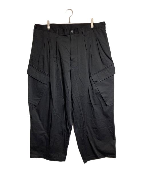 Y's for men（ワイズフォーメン）Y's for men (ワイズフォーメン) WIDE TUCK PANTS ブラック サイズ:3の古着・服飾アイテム