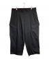 Y's for men（ワイズフォーメン）の古着「WIDE TUCK PANTS」｜ブラック