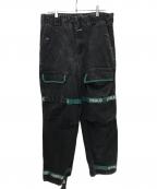 MARITHE FRANCOIS GIRBAUDマリテフランソワジルボー）の古着「シャトルパンツ」｜ブラック