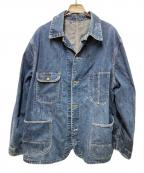 BLUE BELLブルーベル）の古着「デニムカバーオール」｜インディゴ