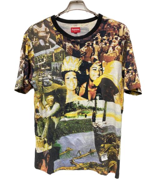 SUPREME（シュプリーム）SUPREME (シュプリーム) Kingston Tee グリーン×イエロー サイズ:Mの古着・服飾アイテム