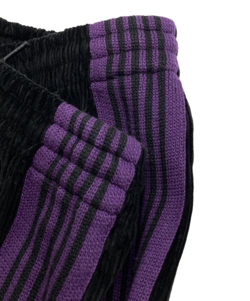 Needles（ニードルズ）Needles (ニードルズ) Narrow Track Pants ブラック×パープル サイズ:Sの古着・服飾アイテム