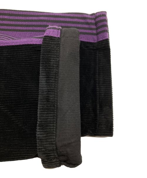 Needles（ニードルズ）Needles (ニードルズ) Narrow Track Pants ブラック×パープル サイズ:Sの古着・服飾アイテム