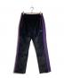 Needles（ニードルズ）の古着「Narrow Track Pants」｜ブラック×パープル