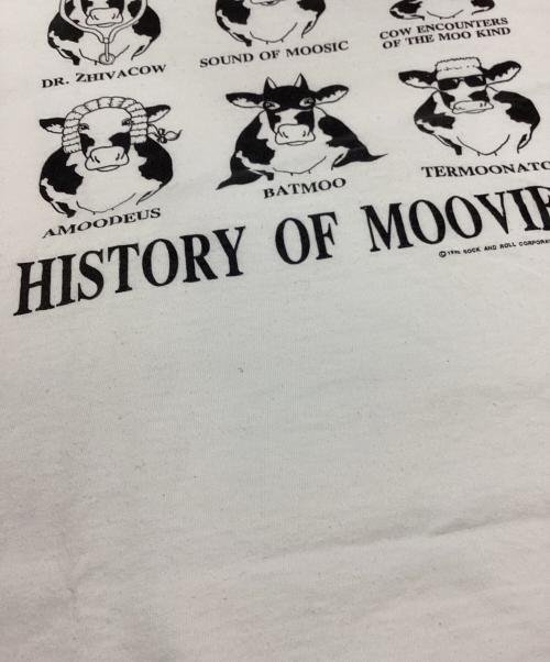 SoF Tee（ソフ ティー）SoF Tee (ソフ ティー) 牛アートプリントTシャツ ホワイト サイズ:XLの古着・服飾アイテム