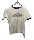 NIKEナイキ）の古着「リンガーTシャツ」｜アイボリー
