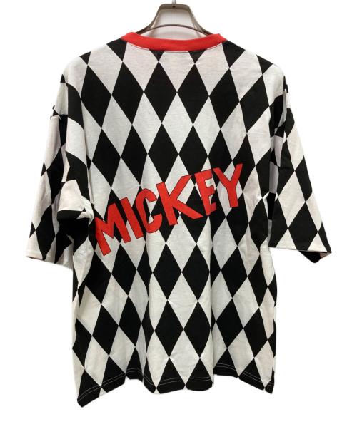 Disney FASHIONS（ディズニー）Disney FASHIONS (ディズニー) キャラクターTシャツ ホワイト×ブラック サイズ:S/Mの古着・服飾アイテム