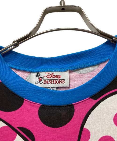 Disney FASHIONS（ディズニー）Disney FASHIONS (ディズニー) キャラクターTシャツ ピンク サイズ:S/Mの古着・服飾アイテム