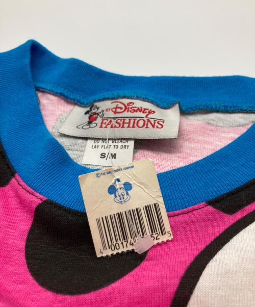 Disney FASHIONS（ディズニー）Disney FASHIONS (ディズニー) キャラクターTシャツ ピンク サイズ:S/Mの古着・服飾アイテム