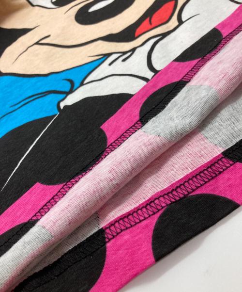 Disney FASHIONS（ディズニー）Disney FASHIONS (ディズニー) キャラクターTシャツ ピンク サイズ:S/Mの古着・服飾アイテム