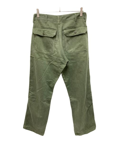 US ARMY（ユーエスアーミー）US ARMY (ユーエスアーミー) コットンサテンベイカーパンツ グリーン サイズ:-の古着・服飾アイテム