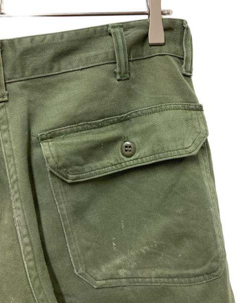 US ARMY（ユーエスアーミー）US ARMY (ユーエスアーミー) コットンサテンベイカーパンツ グリーン サイズ:-の古着・服飾アイテム