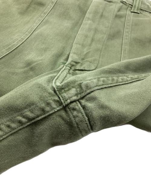 US ARMY（ユーエスアーミー）US ARMY (ユーエスアーミー) コットンサテンベイカーパンツ グリーン サイズ:-の古着・服飾アイテム