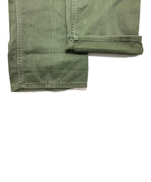 US ARMY（ユーエスアーミー）US ARMY (ユーエスアーミー) コットンサテンベイカーパンツ グリーン サイズ:-の古着・服飾アイテム