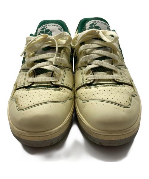 NEW BALANCE（ニューバランス）NEW BALANCE (ニューバランス) Aime Leon Dore (エメ レオン ドレ) ローカットスニーカー アイボリー×グリーン サイズ:28の古着・服飾アイテム