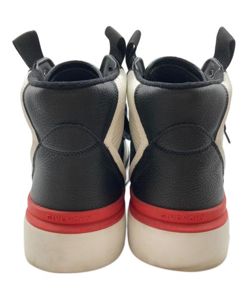 GIVENCHY（ジバンシィ）GIVENCHY (ジバンシィ) WING ハイカットスニーカー ホワイト×ブラック サイズ:42の古着・服飾アイテム