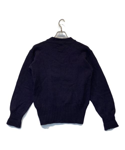 SAND KNIT（サンドニット）sand knit (サンドニット) 40-50’Ｓレタードニット ネイビー サイズ:40の古着・服飾アイテム