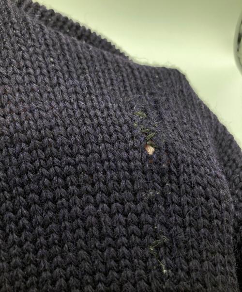 SAND KNIT（サンドニット）sand knit (サンドニット) 40-50’Ｓレタードニット ネイビー サイズ:40の古着・服飾アイテム