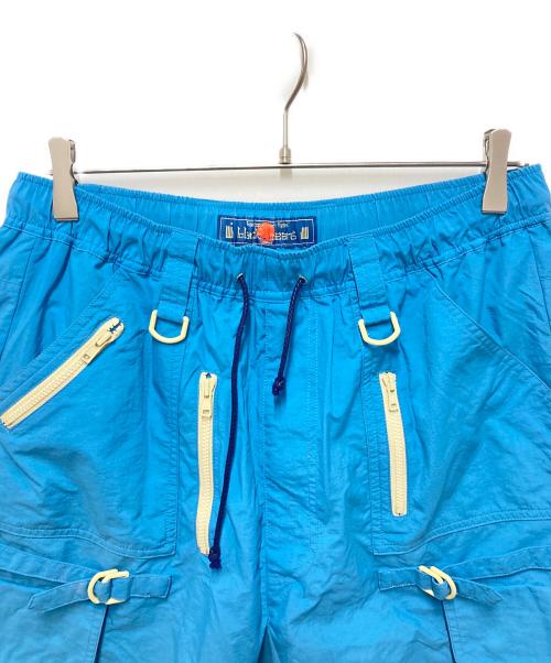 blackmeans（ブラックミーンズ）blackmeans (ブラックミーンズ) ナイロンデザインハーフパンツ ブルー サイズ:５の古着・服飾アイテム