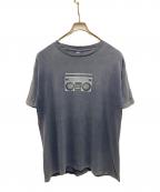 stussyステューシー）の古着「プリントTシャツ」｜ネイビー