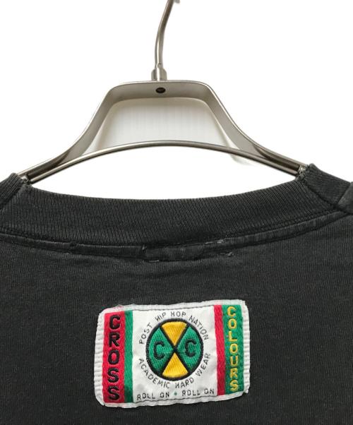 CROSS COLOURS（クロスカラーズ）CROSS COLOURS (クロスカラーズ) プリントTシャツ ブラック サイズ:-の古着・服飾アイテム