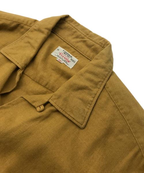TOOKE viyella（-）TOOKE viyella (-) ウールオープンカラーシャツ ブラウン サイズ:32の古着・服飾アイテム