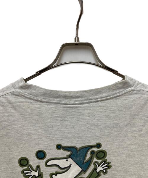 stussy（ステューシー）stussy (ステューシー) 80’SピエロプリントTシャツ グレー サイズ:Lの古着・服飾アイテム