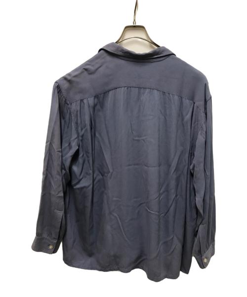 Done gal（ドニゴール）Done gal (ドニゴール) レーヨンオープンカラーシャツ ブルー サイズ:XL・33の古着・服飾アイテム