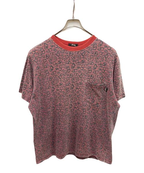 stussy（ステューシー）stussy (ステューシー) 80’SポケットTシャツ レッド サイズ:Lの古着・服飾アイテム
