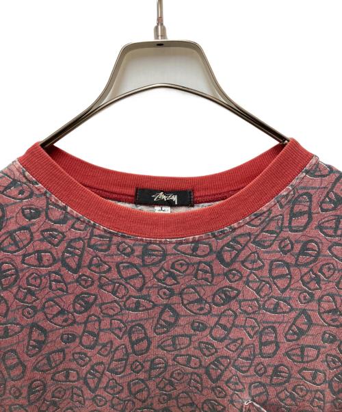 stussy（ステューシー）stussy (ステューシー) 80’SポケットTシャツ レッド サイズ:Lの古着・服飾アイテム
