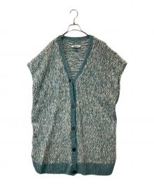 MM6 Maison Margiela（エムエムシックスメゾンマルジェラ）の古着「厚手カーディガン S32HA0213」｜グリーン
