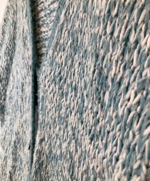 MM6 Maison Margiela（エムエムシックスメゾンマルジェラ）MM6 Maison Margiela (エムエムシックスメゾンマルジェラ) 厚手カーディガン S32HA0213 グリーン サイズ:Mの古着・服飾アイテム