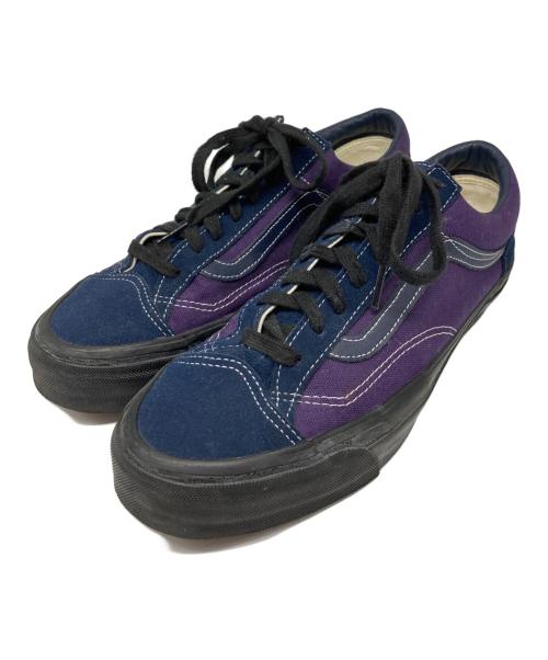 VANS PREMIUM（バンズ プレミアム）Vans Premium (バンズ プレミアム) Premium OLD SKOOL 36 DRESS BLUE GOTHIC GRAPE パープル×ネイビー サイズ:28.5の古着・服飾アイテム