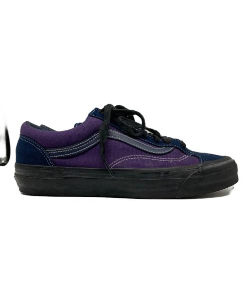 VANS PREMIUM（バンズ プレミアム）Vans Premium (バンズ プレミアム) Premium OLD SKOOL 36 DRESS BLUE GOTHIC GRAPE パープル×ネイビー サイズ:28.5の古着・服飾アイテム