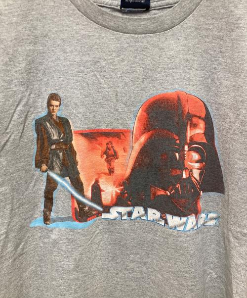 STAR WARS（スターウォーズ）STAR WARS (スターウォーズ) ムービーTシャツ グレー サイズ:-の古着・服飾アイテム