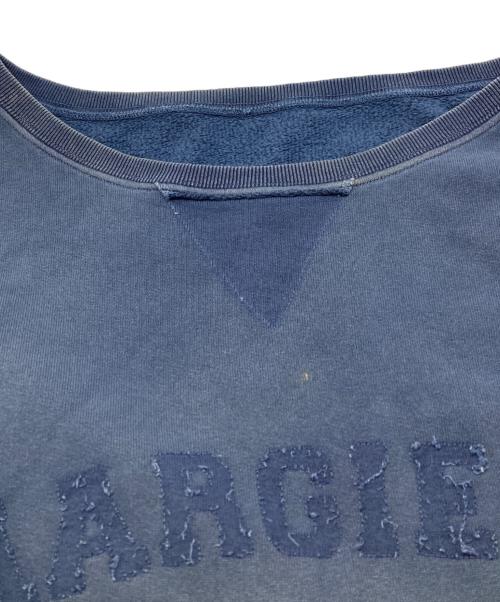 Maison Margiela（メゾンマルジェラ）Maison Margiela (メゾンマルジェラ) ガーメントダイオーバーサイズスウェット ブルー サイズ:XLの古着・服飾アイテム