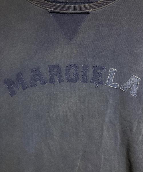 Maison Margiela（メゾンマルジェラ）Maison Margiela (メゾンマルジェラ) ガーメントダイオーバーサイズスウェット ブルー サイズ:XLの古着・服飾アイテム