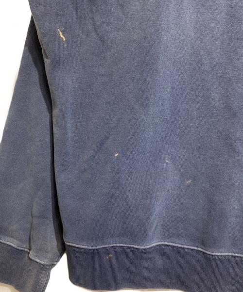 Maison Margiela（メゾンマルジェラ）Maison Margiela (メゾンマルジェラ) ガーメントダイオーバーサイズスウェット ブルー サイズ:XLの古着・服飾アイテム