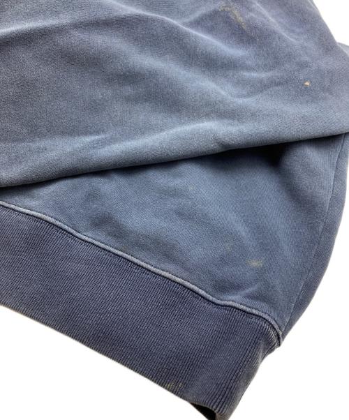 Maison Margiela（メゾンマルジェラ）Maison Margiela (メゾンマルジェラ) ガーメントダイオーバーサイズスウェット ブルー サイズ:XLの古着・服飾アイテム