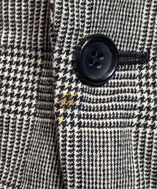 COMME des GARCONS HOMME PLUS（コムデギャルソンオムプリュス）COMME des GARCONS HOMME PLUS (コムデギャルソンオムプリュス) グレンチェックラペルジレ グレー サイズ:XSの古着・服飾アイテム