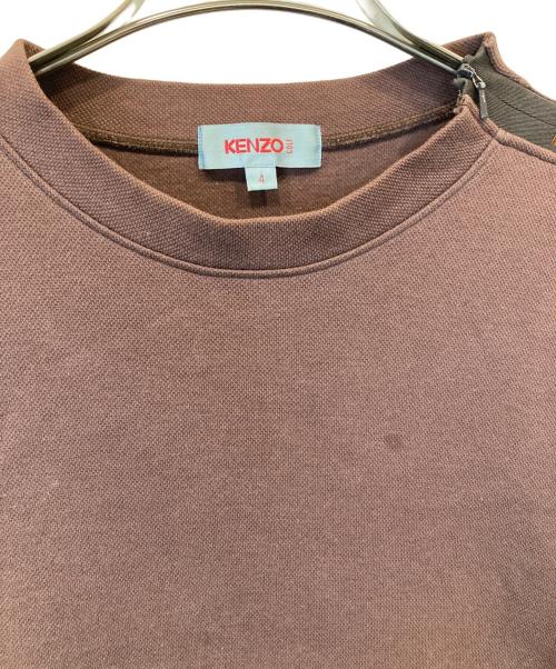 KENZO GOLF（ケンゾー ゴルフ）KENZO GOLF (ケンゾー ゴルフ) サイドリブスウェット ブラウン サイズ:4の古着・服飾アイテム