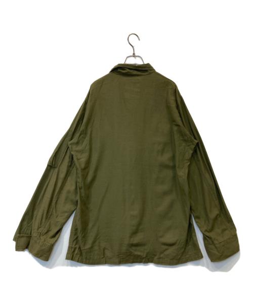 BAPE BY A BATHING APE（ベイプバイアベイシングエイプ）BAPE BY A BATHING APE (ベイプバイアベイシングエイプ) ジップアップシャツ オリーブ サイズ:Lの古着・服飾アイテム