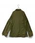 BAPE BY A BATHING APE (ベイプバイアベイシングエイプ) ジップアップシャツ オリーブ サイズ:L：5000円