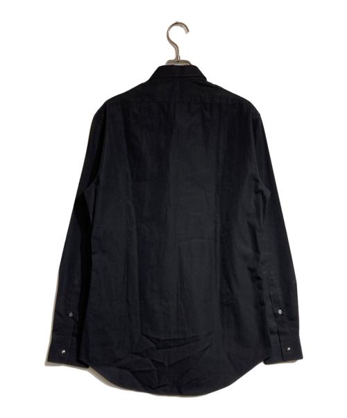 LOUIS VUITTON（ルイ ヴィトン）LOUIS VUITTON (ルイ ヴィトン) 袖LV刺繍フロントフライシャツ ブラック サイズ:Sの古着・服飾アイテム