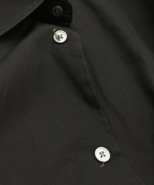 LOUIS VUITTON（ルイ ヴィトン）LOUIS VUITTON (ルイ ヴィトン) 袖LV刺繍フロントフライシャツ ブラック サイズ:Sの古着・服飾アイテム